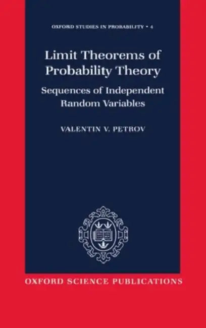 Limit Theorems of Probability Theory (English, Valentin V. Petrov | V. V. Petrov)