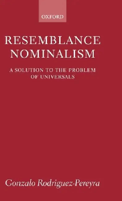 Resemblance Nominalism (English, Gonzalo Rodriguez-Pereyra)
