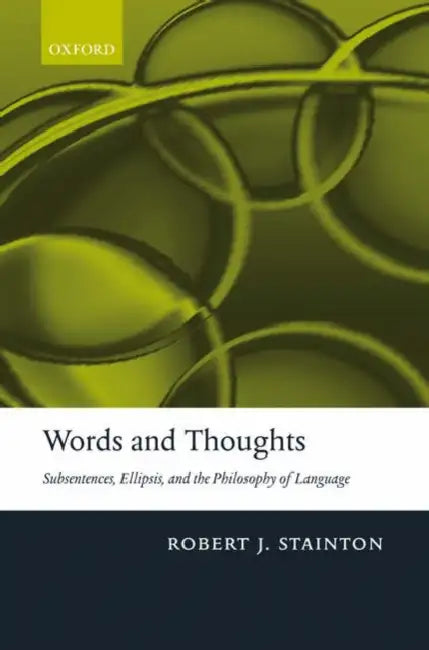 Words and Thoughts (English, Robert Stainton)