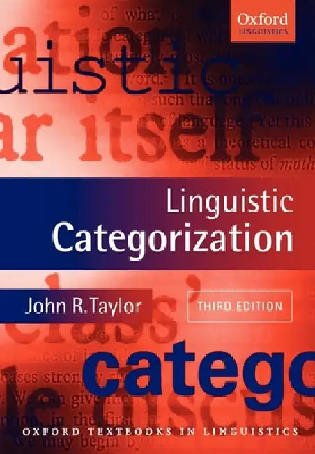 Linguistic Categorization (English, John R. Taylor)