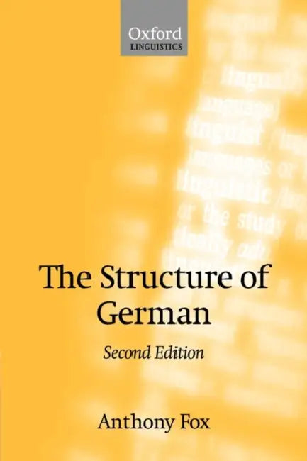 The Structure of German (English, Anthony Fox)