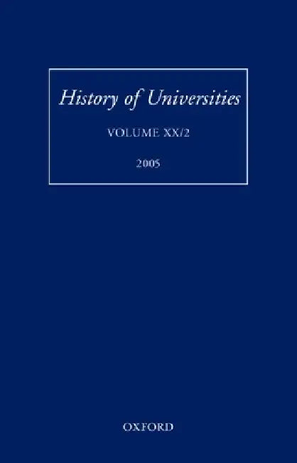 History of Universities (English, Mordechai Feingold)