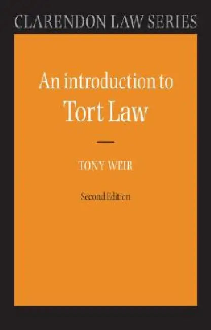 An Introduction to Tort Law (English, Tony Weir)