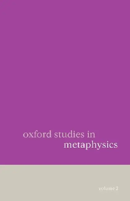 Oxford Studies in Metaphysics (English, Dean W. Zimmerman)