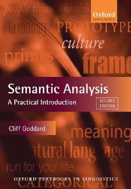 Semantic Analysis (English, Cliff Goddard)