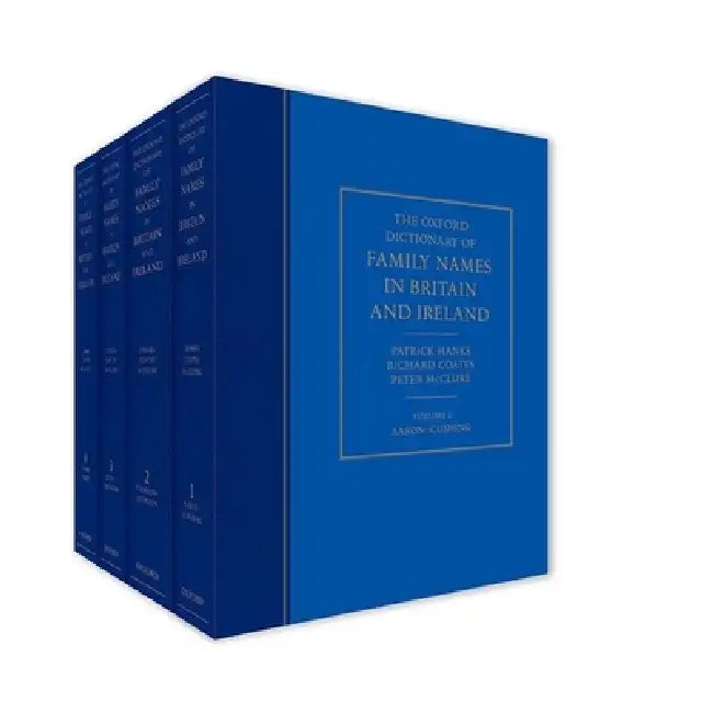 The Oxford Dictionary of Family Names in Britain and Ireland (English, Patrick Hanks | Richard Coates | Peter McClure)