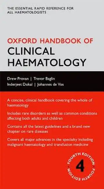 Oxford Handbook of Clinical Haematology (English, Drew Provan)