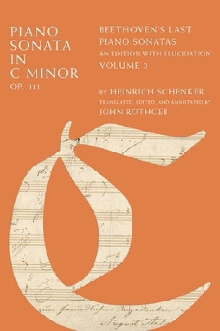 Piano Sonata in C Minor, Op. 111 Vol 3 C (English, Rothgeb)