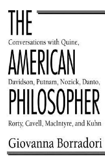 The American Philosopher (English, Giovanna Borradori | Rosanna Crocitto)