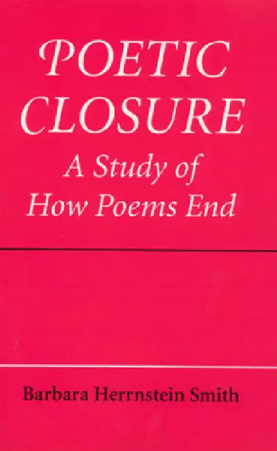 Poetic Closure (English, Barbara Herrnstein Smith)
