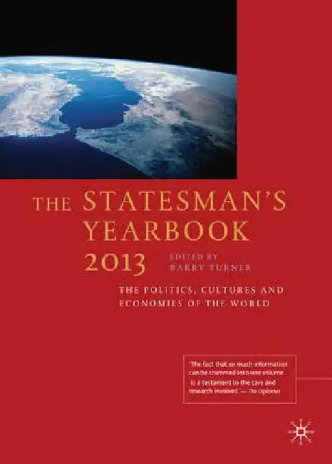 The Statesman's Yearbook 2013 (English, B. Turner)