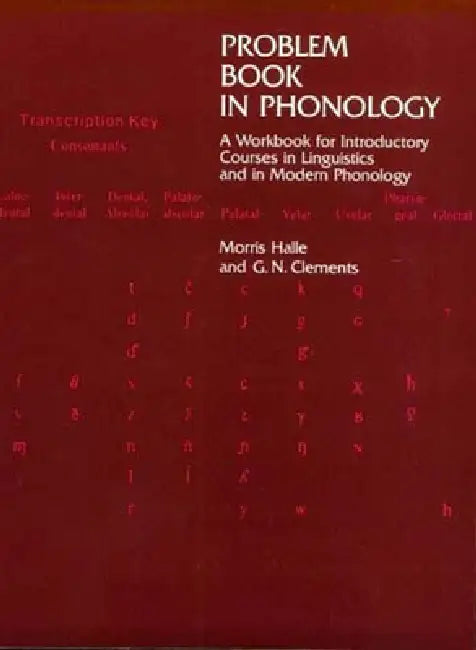 Problem Book in Phonology (English, Morris Halle | George N. Clements)