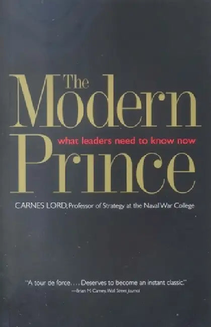 The Modern Prince (English, Carnes Lord)