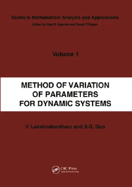 Method of Variation of Parameters for Dynamic Systems (English, V. Lakshmikantham)