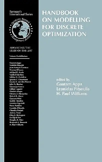Handbook on Modelling for Discrete Optimization (English, Gautam M. Appa | Leonidas Pitsoulis | H. Paul Williams)