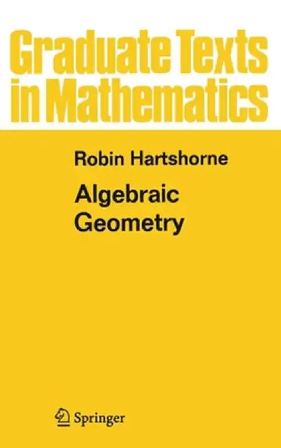 Algebraic Geometry (English, Robin Hartshorne)