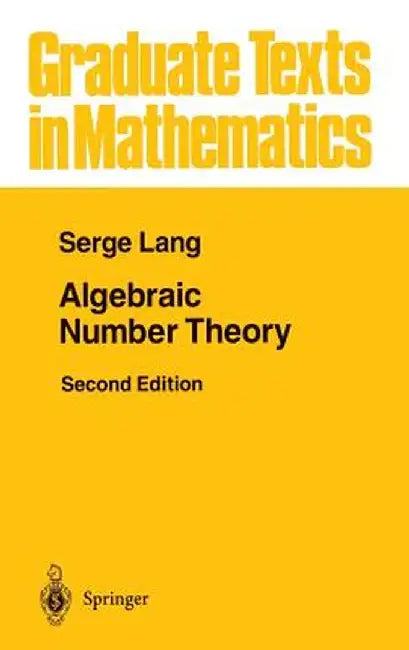 Algebraic Number Theory (English, Serge Lang)