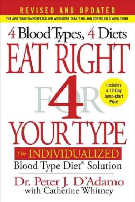 Eat Right 4 Your Type (English, Peter D'Adamo)