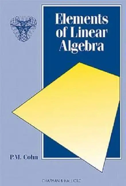 Elements of Linear Algebra (English, P. M. Cohn)