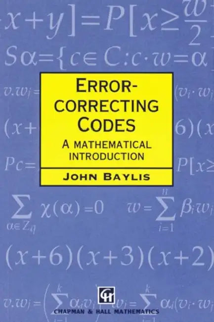 Error Correcting Codes (English, Baylis D J.)