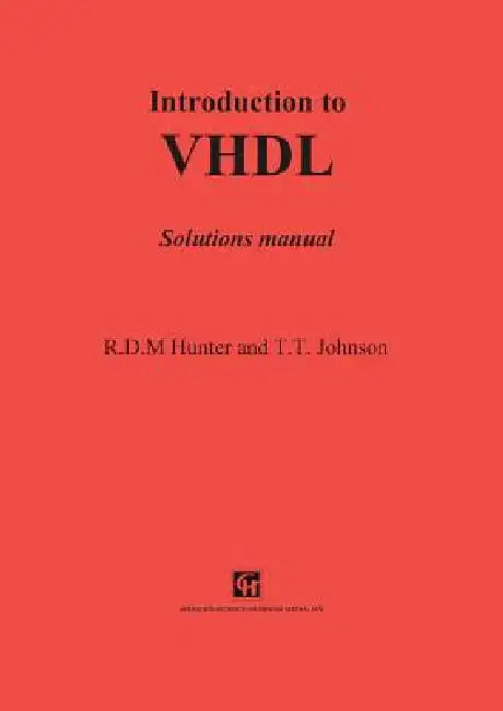 Introduction to VHDL (English, R. D. Hunter)