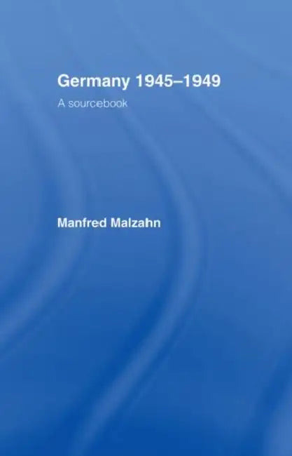 Germany 1945-1949 (English, Malzahn Manfred)