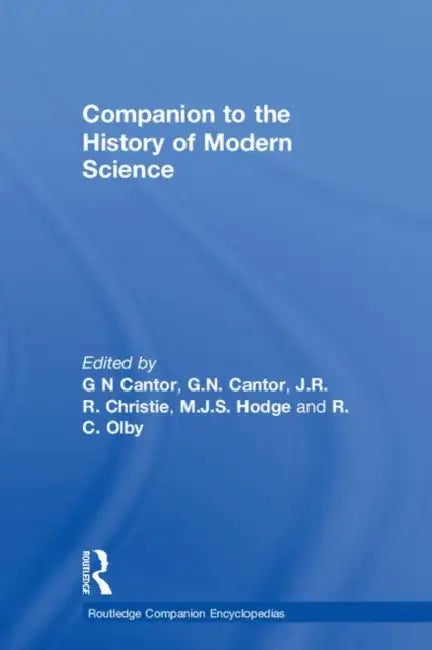 Companion to the History of Modern Science (English, Cantor G N)