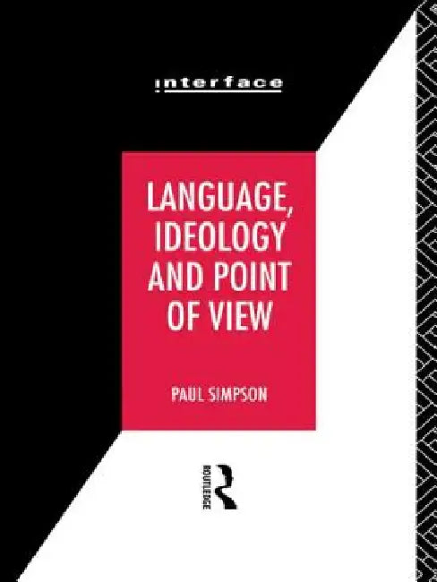 Language, Ideology and Point of View (English, Paul Simpson)