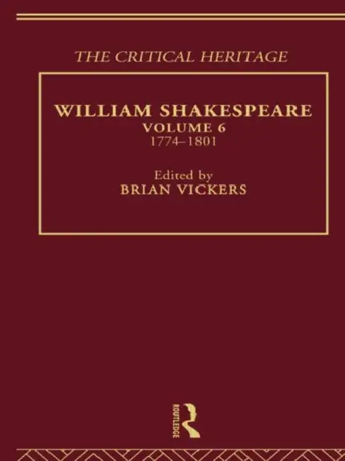 William Shakespeare (English, Vickers Brian)