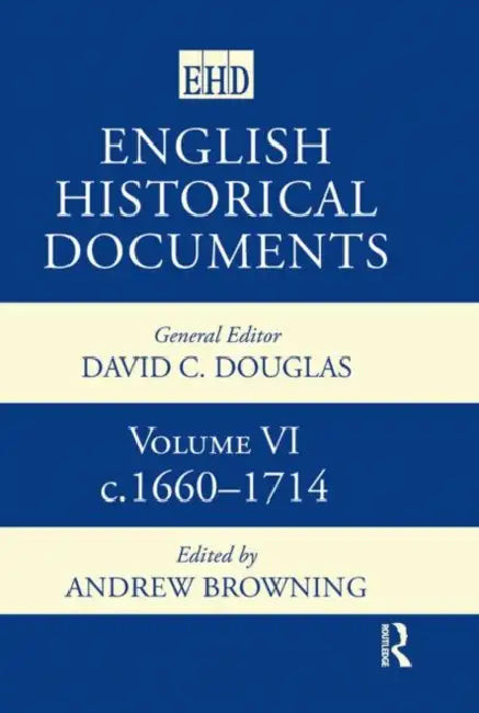 English Historical Documents (English, Browning Andrew)