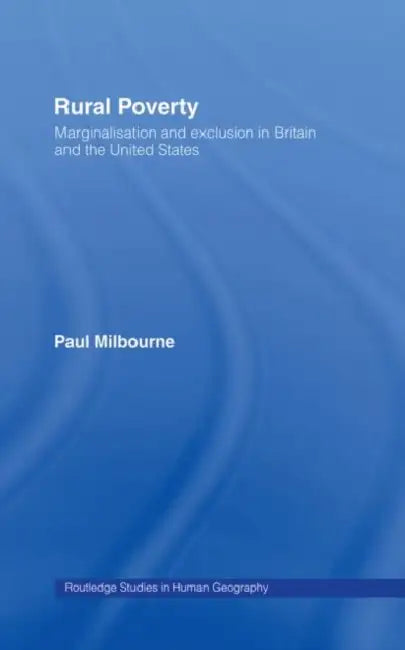 Rural Poverty (English, Milbourne Paul)
