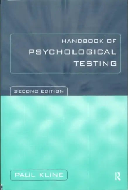 Handbook of Psychological Testing (English, Kline Paul)