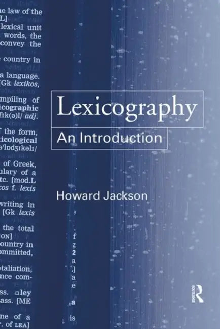 Lexicography (English, Howard Jackson)