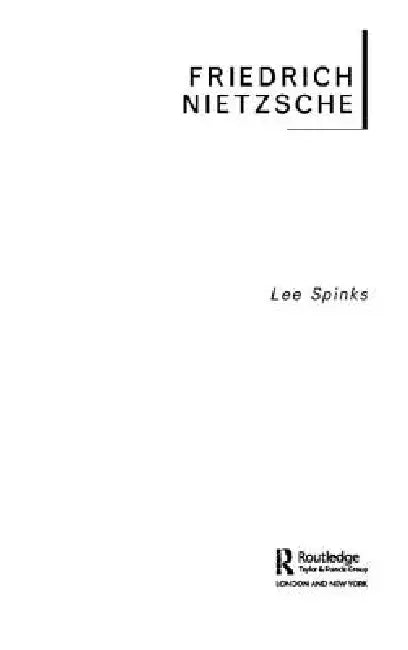 Friedrich Nietzsche (English, Lee Spinks)