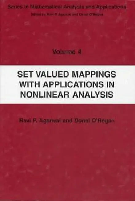Set Valued Mappings with Applications in Nonlinear Analysis (English, Donal O'Regan | Ravi P. Agarwal)