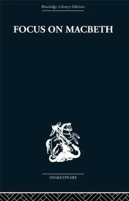Focus on Macbeth (English, John Russell Brown)