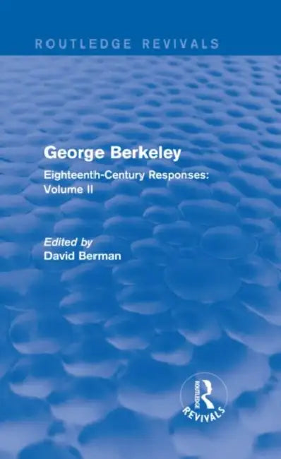 George Berkeley (Routledge Revivals) (English, David Berman)