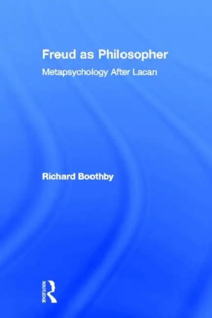 Freud as Philosopher (English, Richard Boothby)