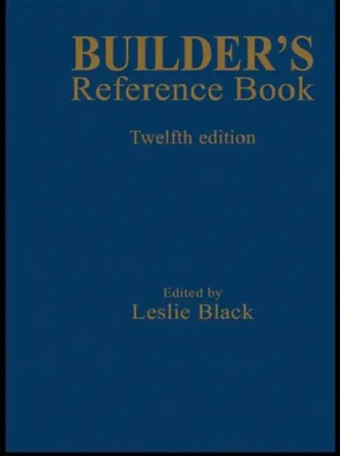 Builder's Reference Book (English, Leslie Black)