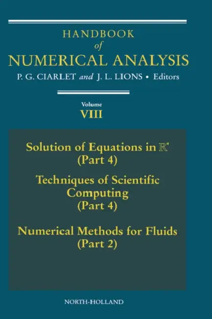 Handbook of Numerical Analysis (English, Philippe G. Ciarlet)