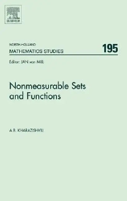 Nonmeasurable Sets and Functions (English, Alexander Kharazishvili)