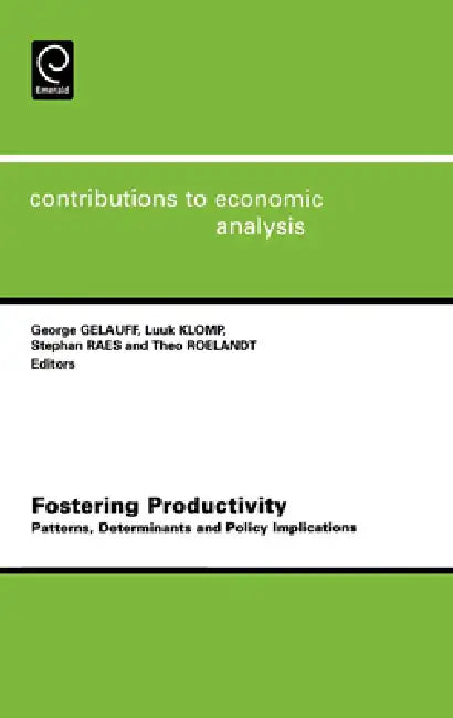 Fostering Productivity (English, George Gelauff | Luke Klomp)