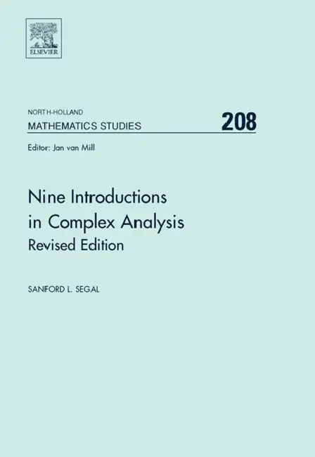 Nine Introductions in Complex Analysis - Revised Edition (English, Sanford L. Segal)