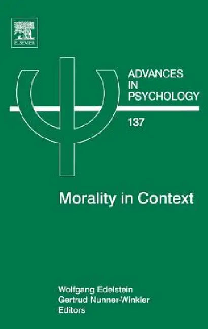 Morality in Context (English, Wolfgang Edelstein | Gertrud Nunner-Winkler)