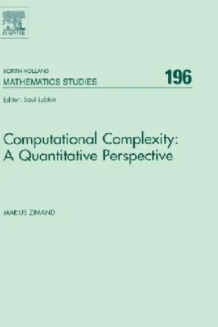 Computational Complexity (English, Marius Zimand)