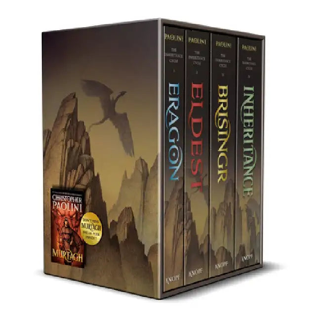 Inheritance Cycle 4-Book Trade Paperback Boxed Set (Eragon, Eldest, Brisingr, in (English, Christopher Paolini)