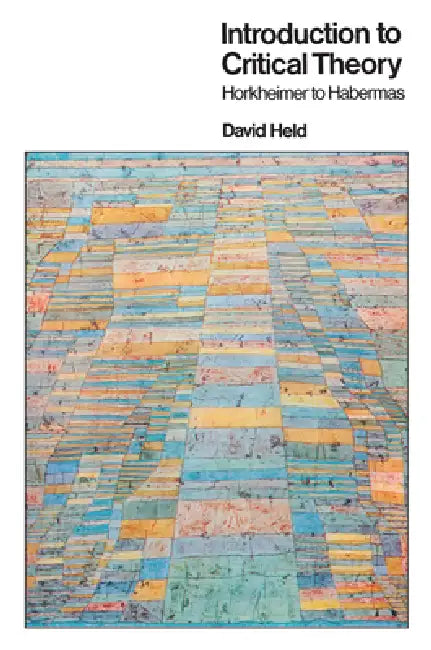 Introduction to Critical Theory (English, David Held)