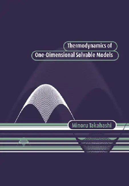 Thermodynamics of One-Dimensional Solvable Models (English, Minoru Takahashi)