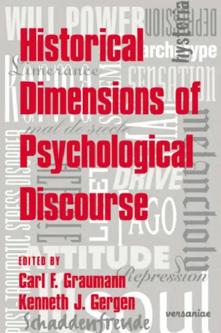 Historical Dimensions of Psychological Discourse (English, Carl F. Graumann | Kenneth J. Gergen)