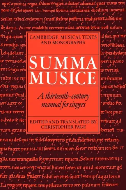 Summa Musice (English, Christopher Page)